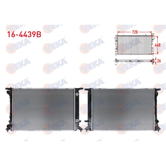SU RADYATÖRÜ BRAZING A4-A5-Q5 CABA-CABB-CABB-CDHB-CJEB-CDNB-CAGA 1,8 TFSI-2,0 TFSI-2,0 TDI 08-