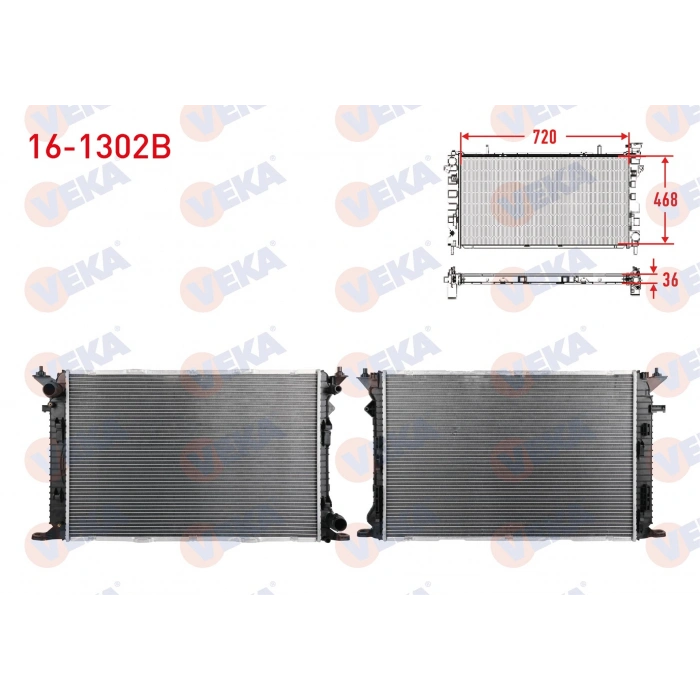 SU RADYATORU BRAZING AUDI A4 2.0, 3.0 D, 3.2i 2007-
