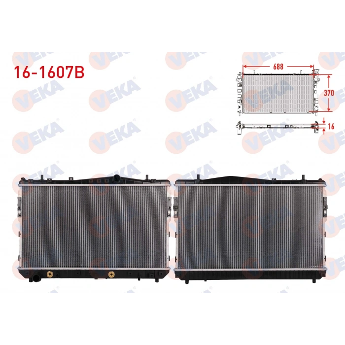 SU RADYATORU BRAZING CHEVROLET LACETTI (J200) 1.4i 16v A-T 2006-2012