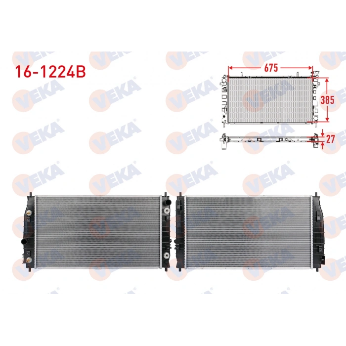 SU RADYATORU BRAZING CHRYSLER 300M (LR) 2.7, 3.5 1998-2004 A-T