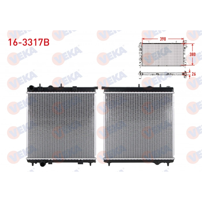 SU RADYATORU BRAZING CITROEN C3 (FC) 1.4 HDI M-T 2002-2009