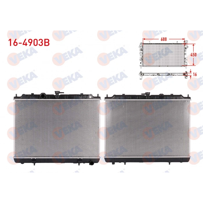 SU RADYATORU BRAZING DFM SUCCE 1.6 M-T 2009-2011
