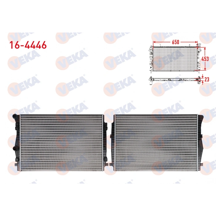 SU RADYATÖRÜ BRAZING GOLF7-PASSAT-A3-LEON CMBA-CPVA-CHPA-CPTA-CRLB-DFCA-DDAA 1,4 TSI-2,0 TDI 13-