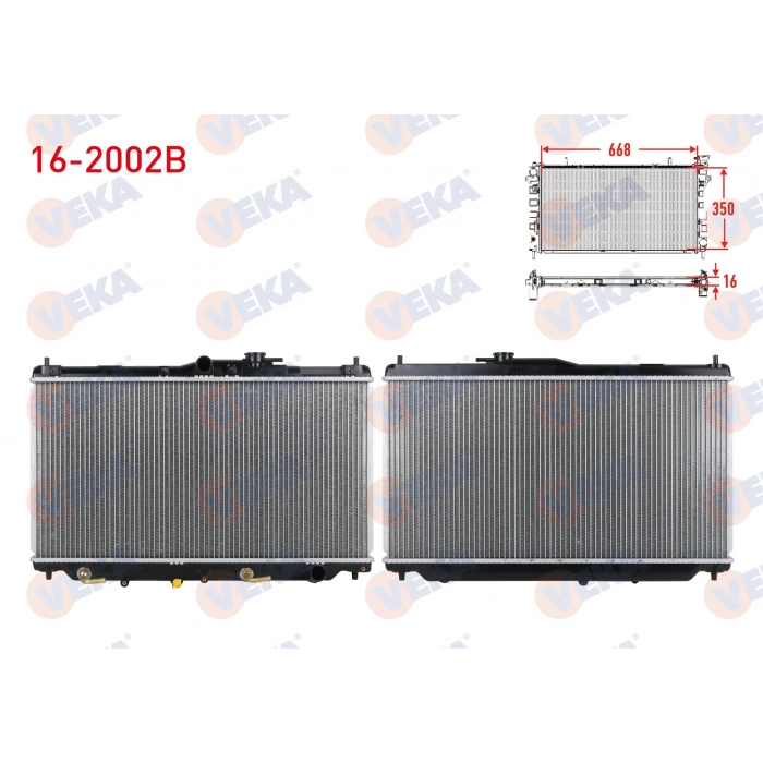SU RADYATORU BRAZING HONDA ACCORD IV 2.0 16V A-T 1990-1993