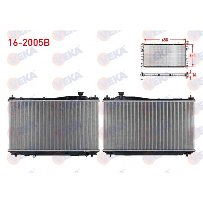 SU RADYATORU BRAZING HONDA CIVIC VII 1.4i M-T 2000-2006