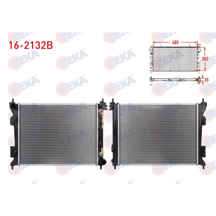 SU RADYATORU BRAZING HYUNDAI ACCENT BLUE 1.6 CRDI A-T 2012-