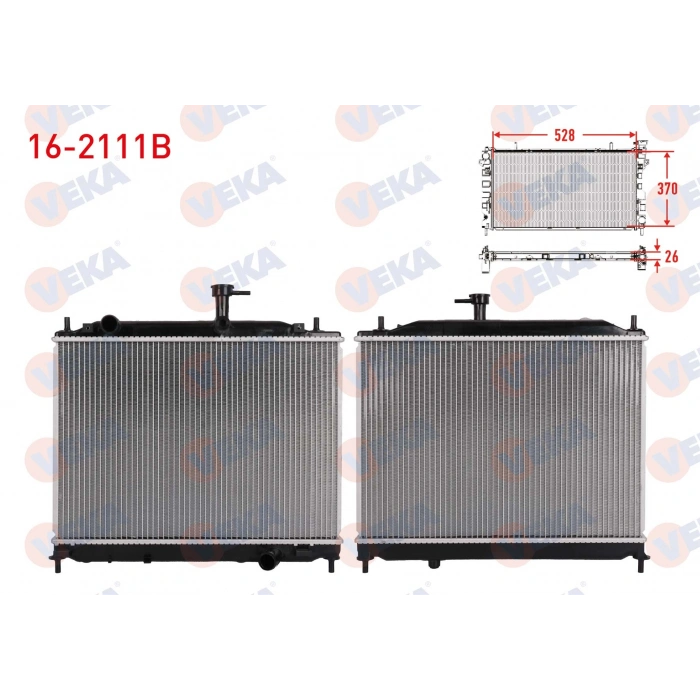 SU RADYATORU BRAZING HYUNDAI ACCENT ERA 1.5 CRDI M-T 2006-2012