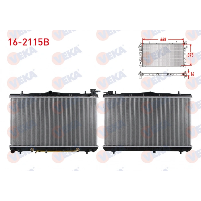 SU RADYATORU BRAZING HYUNDAI ELANTRA 1.6i A-T 1995-2000