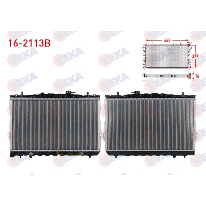 SU RADYATORU BRAZING HYUNDAI ELANTRA 1.6i A-T 2001-2007