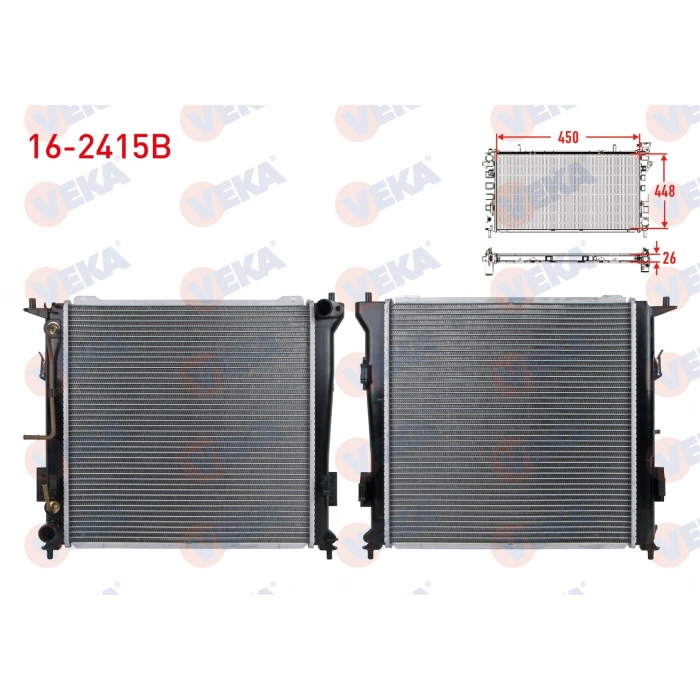 SU RADYATORU BRAZING HYUNDAI I30 (FD) 1.6 CRDI A-T 2007-2011