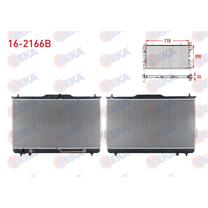 SU RADYATORU BRAZING HYUNDAI SANTA FE 2.0 CRDI A-T 4X4 2001-2006