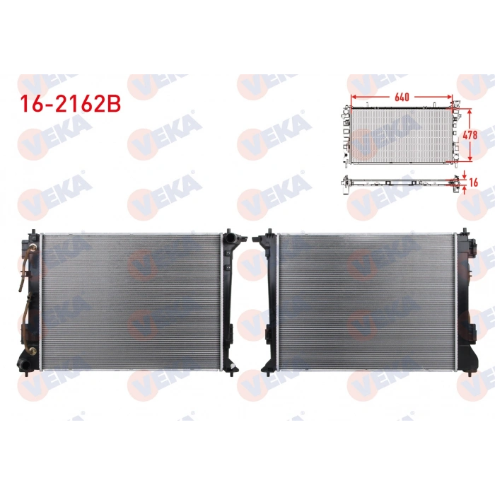 SU RADYATORU BRAZING HYUNDAI TUCSON (TLE) 1.6 GDI A-T 2015-