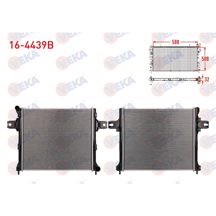SU RADYATORU BRAZING JEEP GRAND CHEROKEE (WH) 3.0 CRD A-T 2005-2010