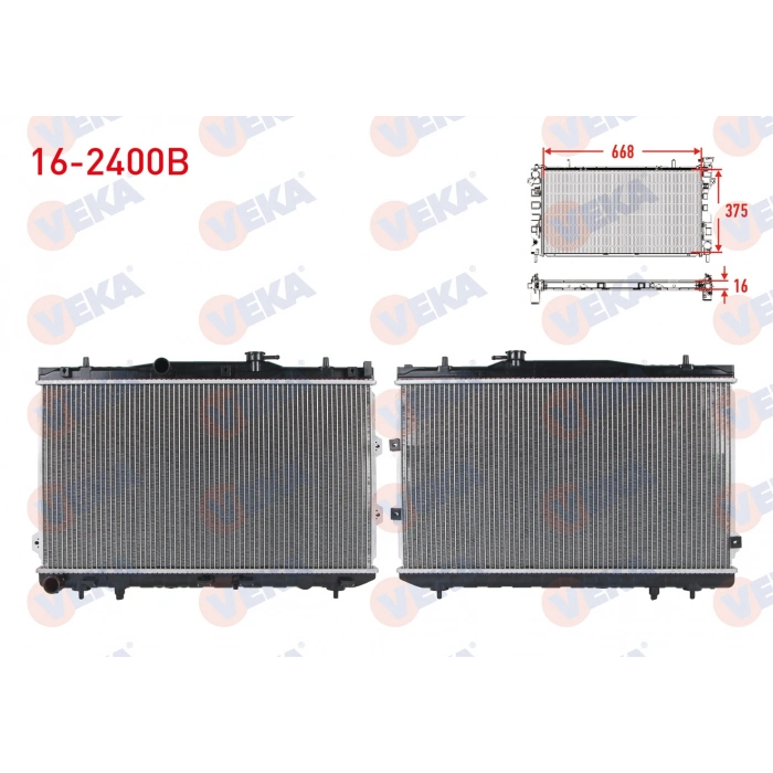 SU RADYATORU BRAZING KIA CERATO 1.6I 16V M-T KAPAKLI 2004-