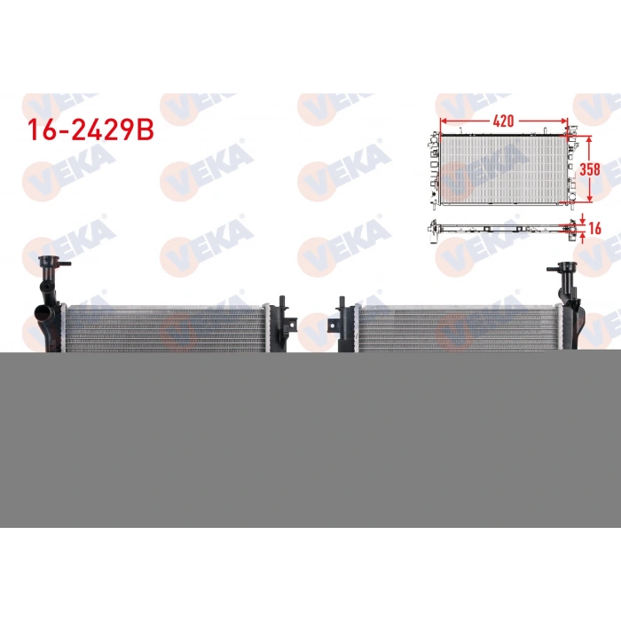 SU RADYATORU BRAZING KIA PICANTO (TA) 1.1 - 1.25 M-T 2011-