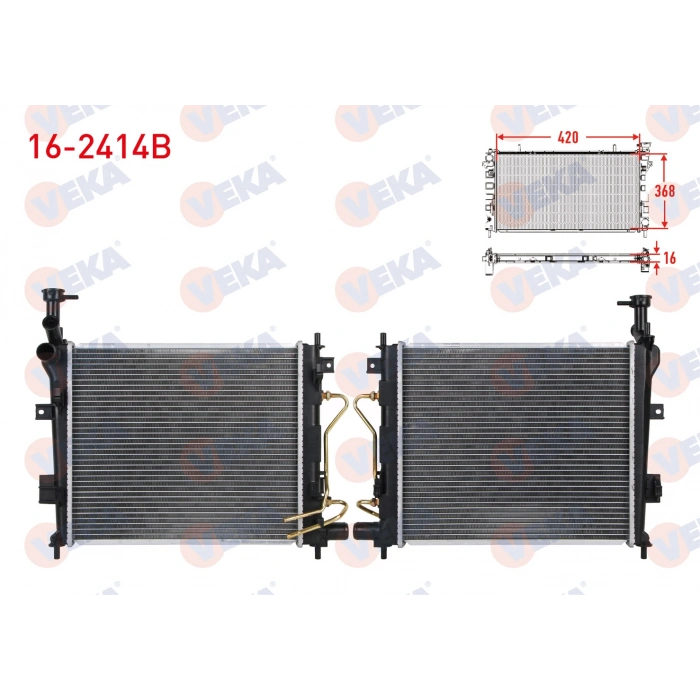 SU RADYATORU BRAZING KIA PICANTO (TA) 1.25 A-T AC+/- 2011-