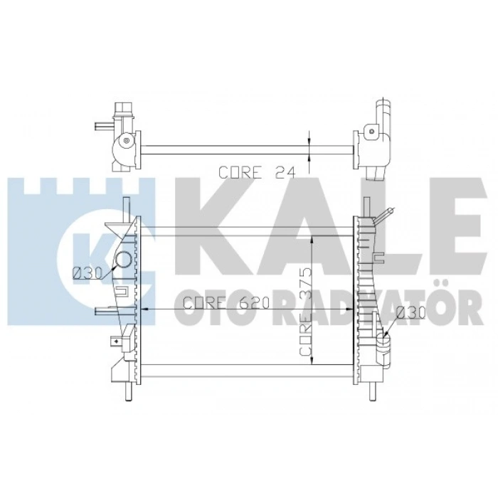 SU RADYATÖRÜ BRAZING KLIMALI MONDEO 2,0 TDCI 02-07