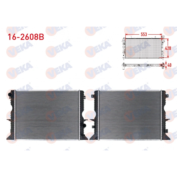 SU RADYATORU BRAZING LAND ROVER DEFENDER 2.4 TD4 M-T 2007-