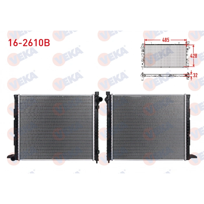 SU RADYATORU BRAZING LAND ROVER FREELANDER 2.0 TD M-T 1998-2007