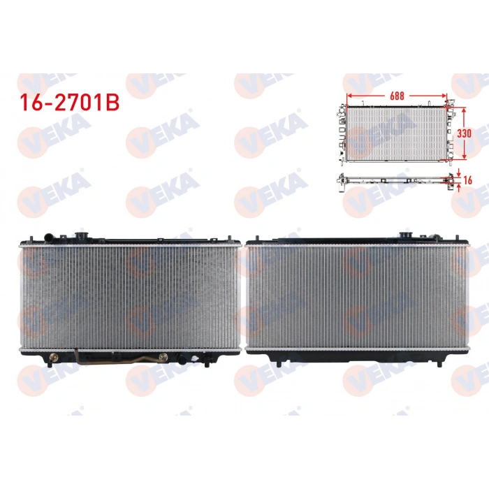 SU RADYATORU BRAZING MAZDA 323 1.5 A-T 1993-1999