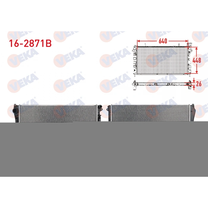 SU RADYATORU BRAZING MERCEDES C SERISI (W205) C200, C300 2018-2021