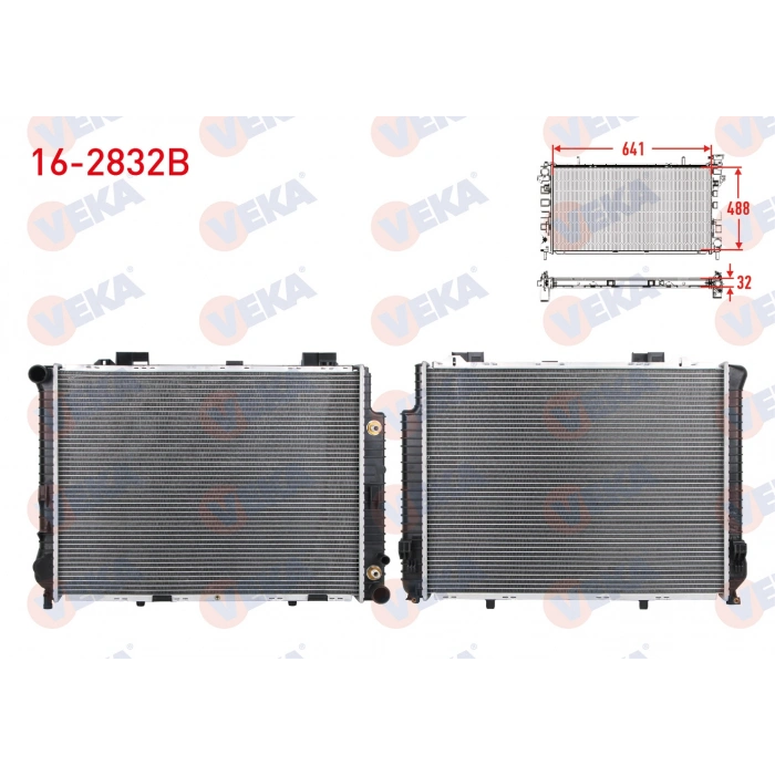 SU RADYATORU BRAZING MERCEDES E CLASS (W210) E 200 KOMPRESOR A-T/M-T AC+/- 1995-2002