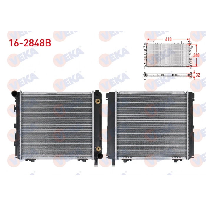 SU RADYATORU BRAZING MERCEDES E SERISI (W124) 200 E A-T AC- 1988-1993