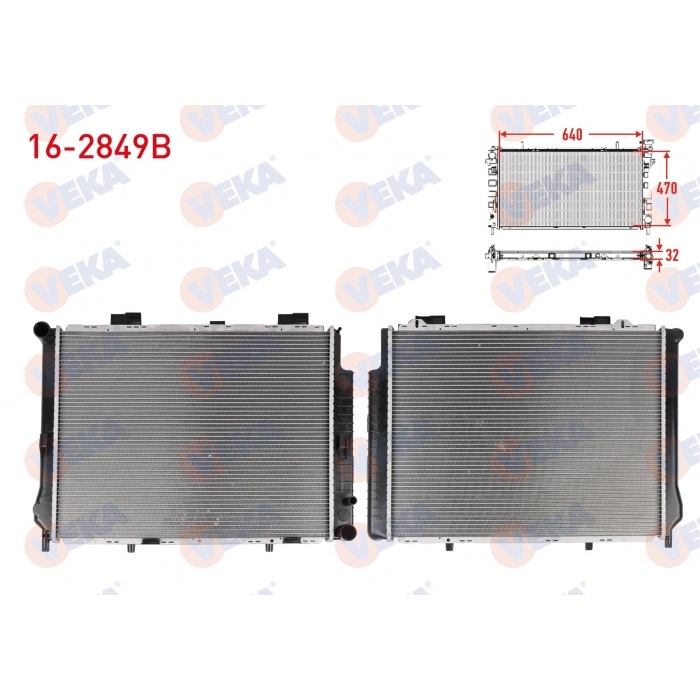 SU RADYATORU BRAZING MERCEDES E SERISI (W210) E 200 M-T AC+/- 1995-2002