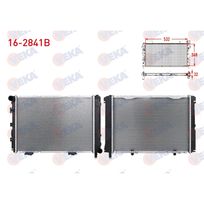SU RADYATORU BRAZING MERCEDES (W124) 2.0 D M-T AC-1984-1995