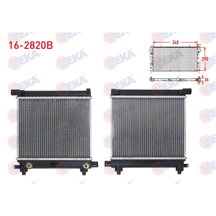 SU RADYATORU BRAZING MERCEDES (W124) 2.0 A-T AC- 1984-1995