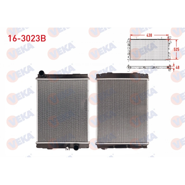 SU RADYATORU BRAZING MITSUBISHI CANTER 711 3.0 2001-2010