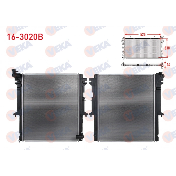 SU RADYATORU BRAZING MITSUBISHI L 200 (KBT,KAT) 2.5 DID M-T 2004-