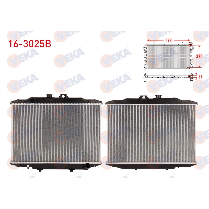 SU RADYATORU BRAZING MITSUBISHI L300 (P0W,P1W) 2.5 D 1997-2006
