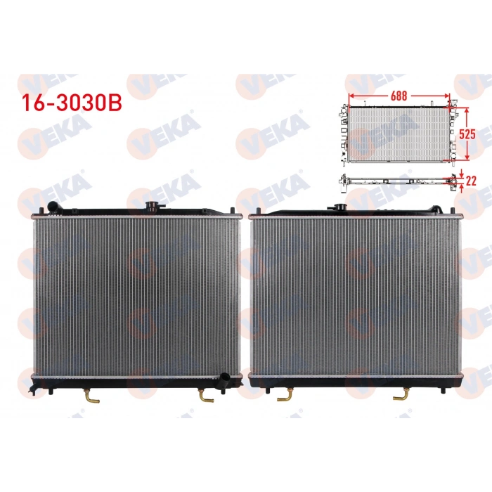 SU RADYATORU BRAZING MITSUBISHI PAJERO 3.2DI - 2.5 TDI A-T 2000-2006