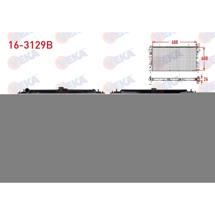 SU RADYATORU BRAZING NISSAN NAVARA (D40) 2.5 DCI A-T 2005-2015