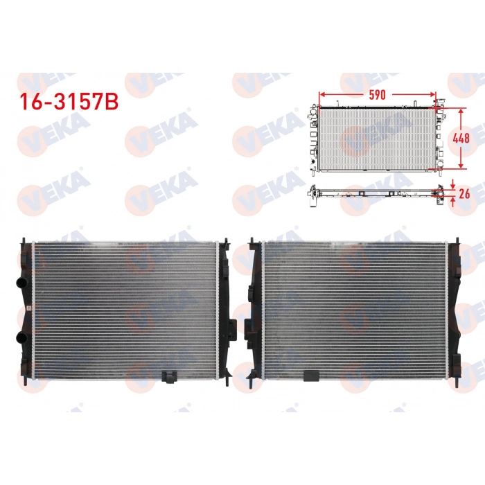 SU RADYATORU BRAZING NISSAN QASHQAI 1.6 DCi 2007-