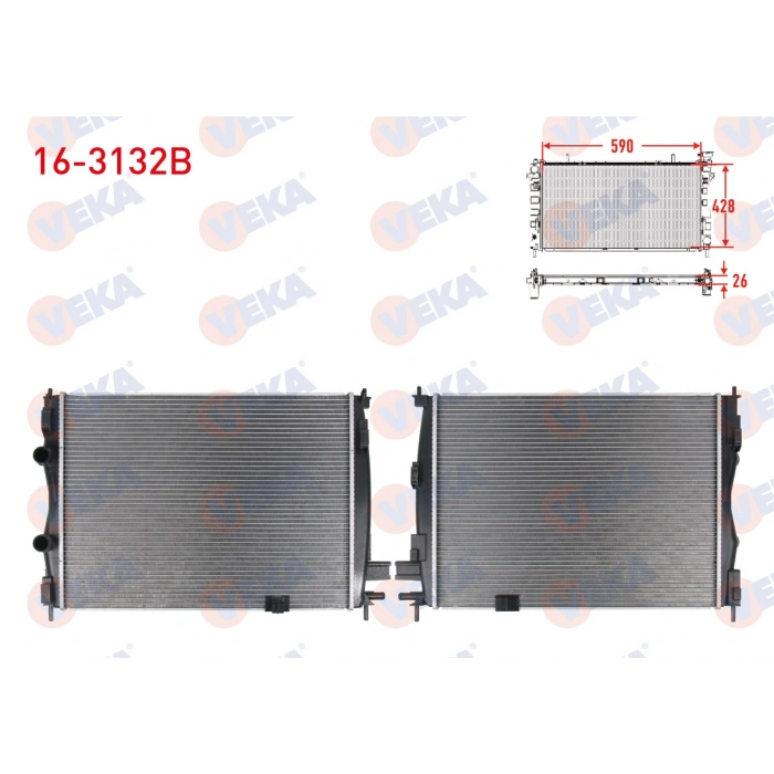SU RADYATORU BRAZING NISSAN QASHQAI (J10) 1.5 DCI M-T 2007-2014