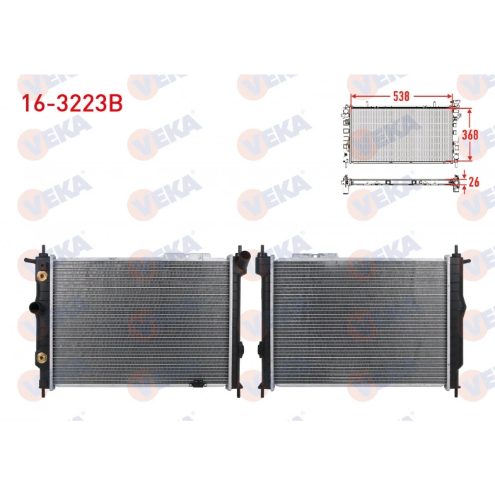 SU RADYATORU BRAZING OPEL ASTRA F 1.6i 16v A-T AC- 1991-2002