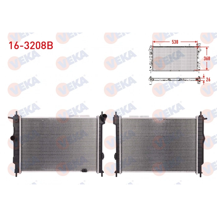 SU RADYATORU BRAZING OPEL ASTRA F 1.7 D M-T 1991-1998