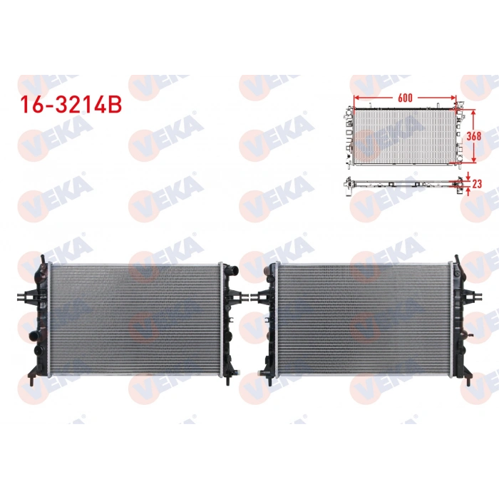 SU RADYATORU BRAZING OPEL ASTRA G (F69) 1.4 16v M-T AC+/- 1998-2005