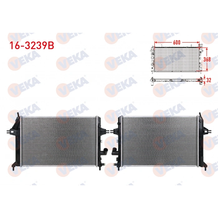 SU RADYATORU BRAZING OPEL ASTRA G (F69) 1.7 TD M-T 1998-2005
