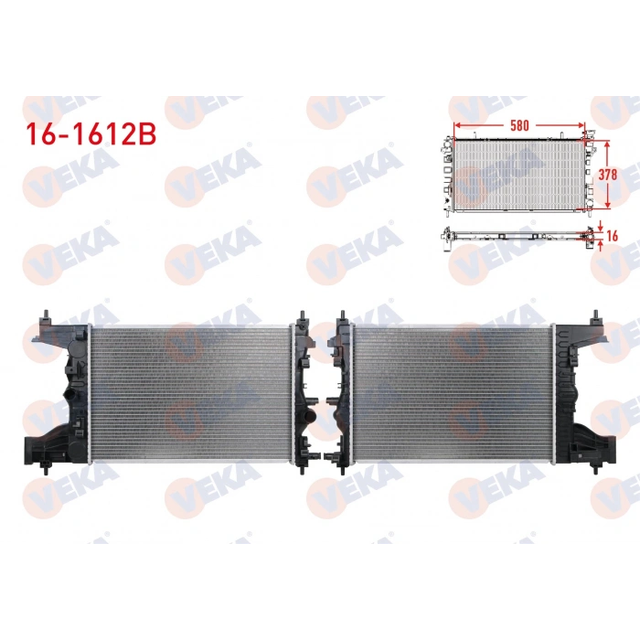 SU RADYATORU BRAZING OPEL ASTRA J 1.6i M-T 2009-2016