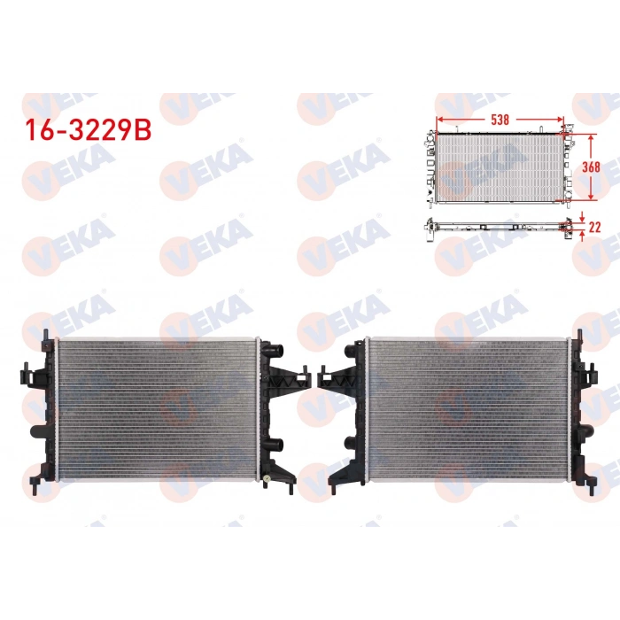SU RADYATORU BRAZING OPEL CORSA C 1.0i 12v M-T 2000-2006