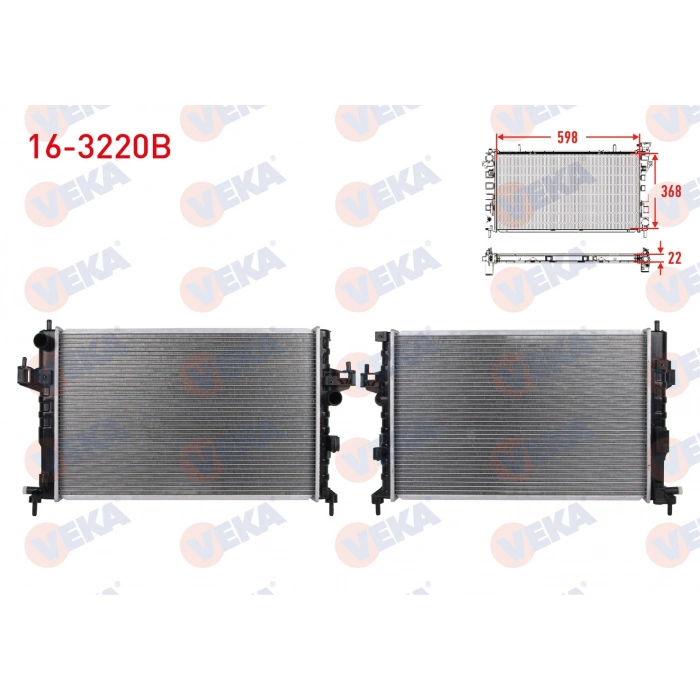 SU RADYATORU BRAZING OPEL CORSA C 1.7 DTI M-T 2000-2006