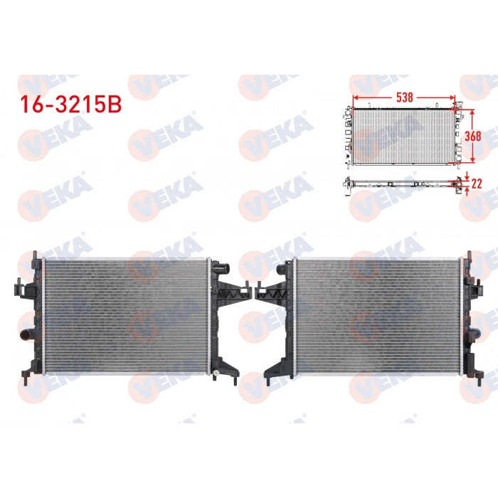 SU RADYATORU BRAZING OPEL CORSA C 1.4 M-T 2000-2006