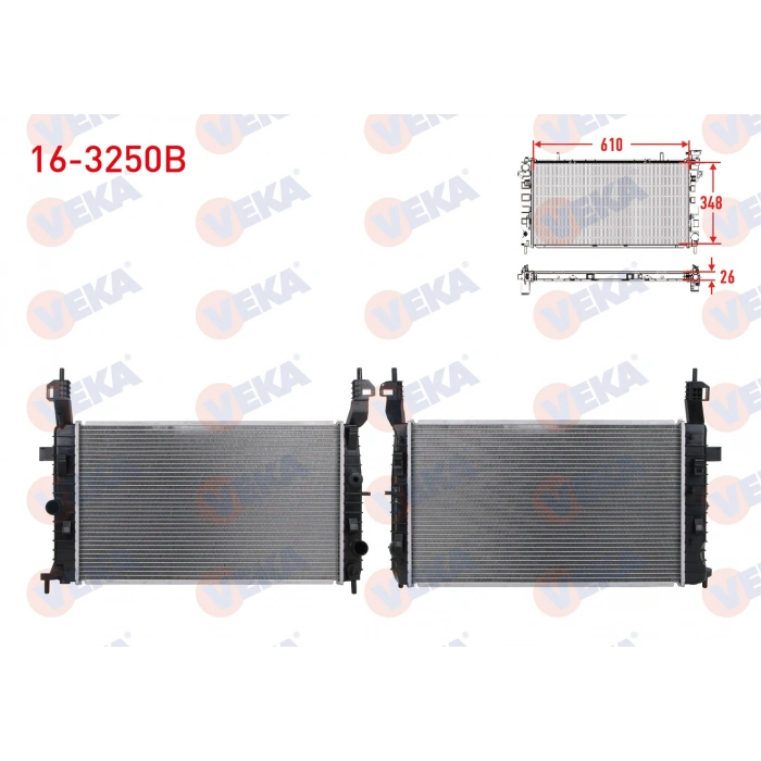 SU RADYATORU BRAZING OPEL MERIVA A 1.7 CDTI M-T 2003-2010
