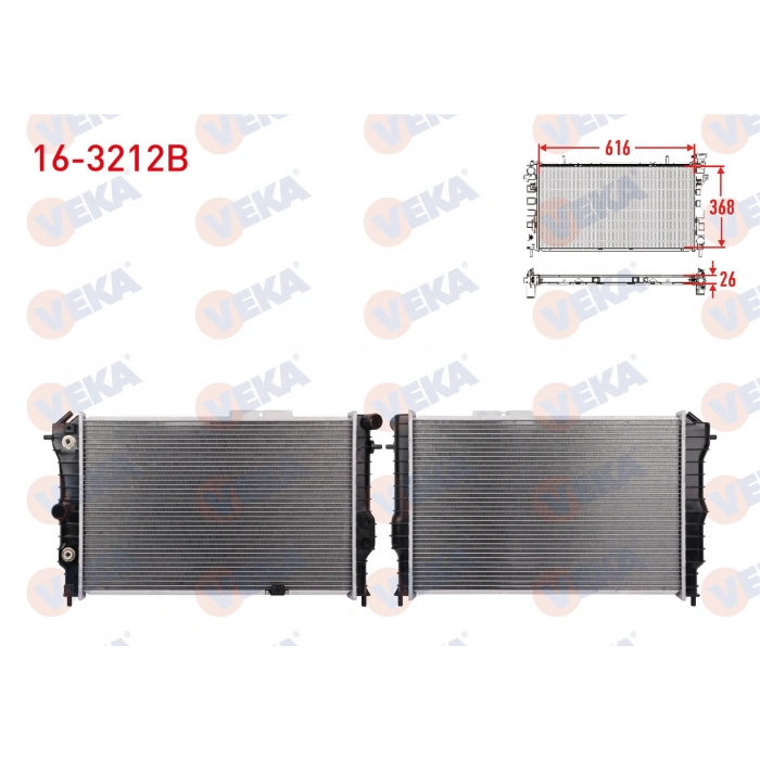SU RADYATORU BRAZING OPEL VECTRA A 1.6 A-T 1989-1995