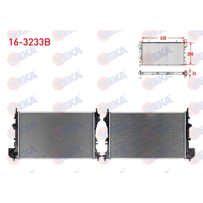 SU RADYATORU BRAZING OPEL VECTRA C 1.6 16v M-T 2002-2008