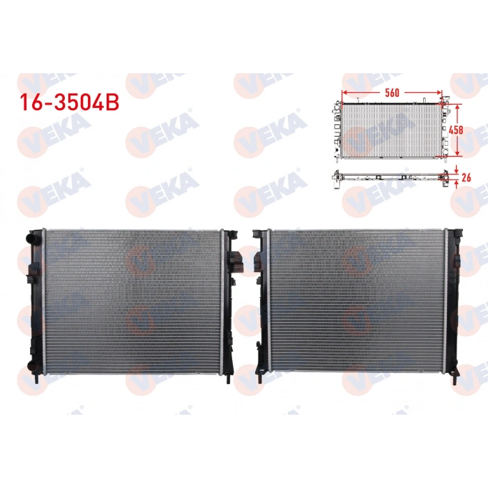 SU RADYATORU BRAZING RENAULT TRAFIC II (FL) 1.9 DCI M-T 2001-2014