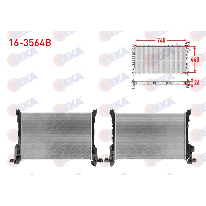 SU RADYATORU BRAZING RENAULT TRAFIC III (JG_) 1.6 DCI M-T AC- 115PS 2014-